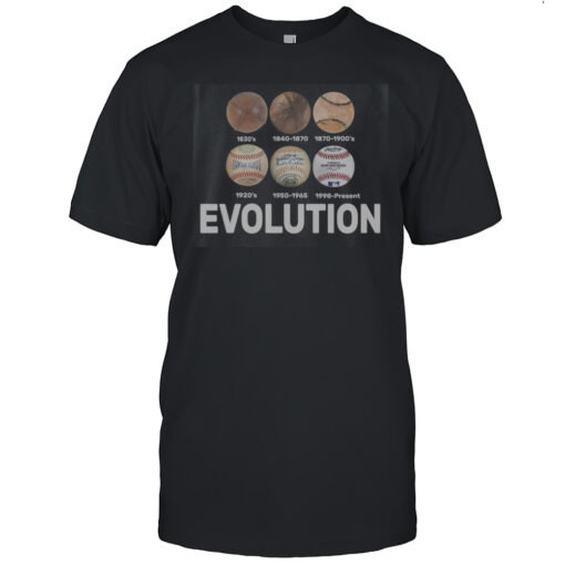 Official Evolution Of Baseball T-Shirt