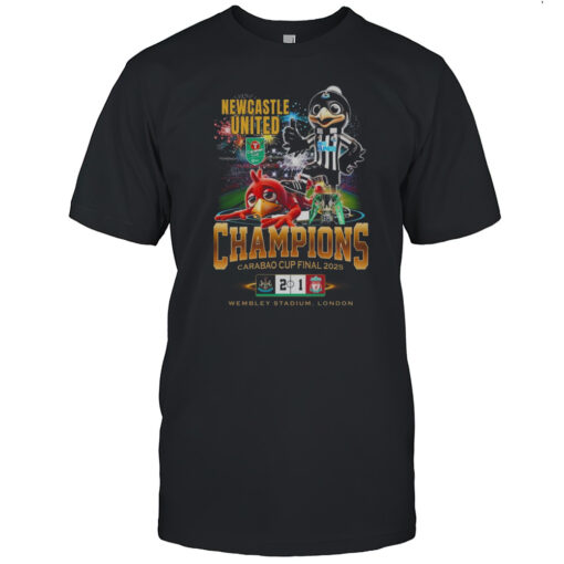 Newcastle United Carabao Cup Final 2025 Champions T-Shirts