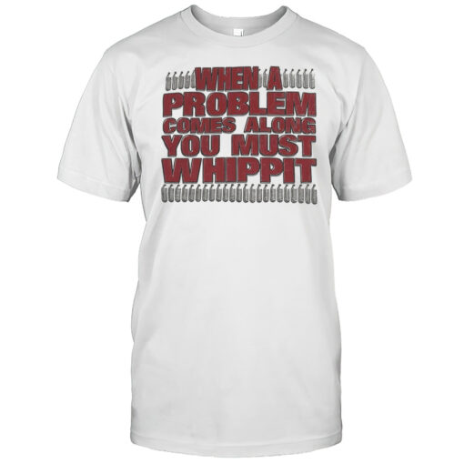 When A Problem Comes Along You Must Whip It Shirt