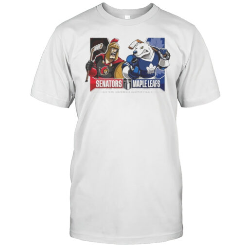 Ottawa Senators Vs Toronto Maple Leafs 2025 Eastern Conference Quarter Finals Shirt