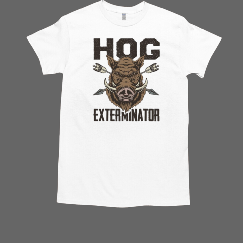 Vintage Wild Pig Hunt Hunting Hog Exterminator Boar Hunter T-Shirt