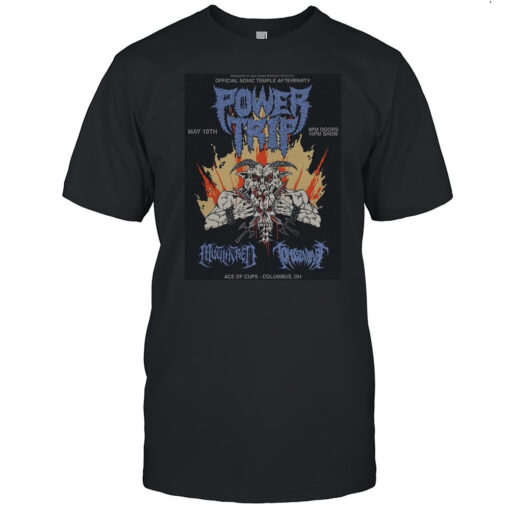 Power Trip Columbus Ohio At Ace Of Cups On May 10th 2025 Shirt