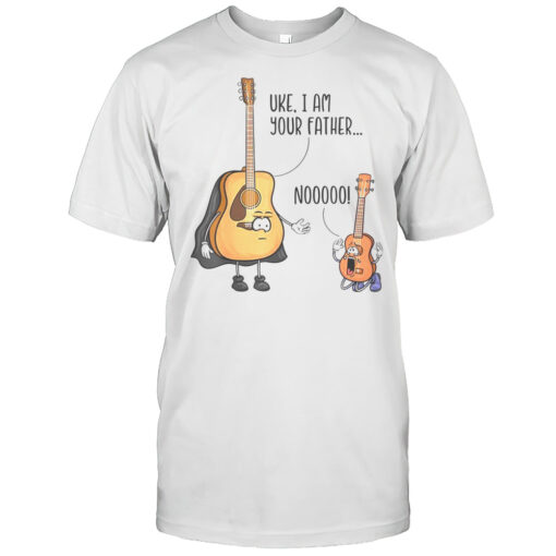 Funny Guitar Ukelele Uke I Am Your Father Star Warz T-Shirt