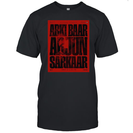 Second Single Abki Baar Arjun Sarkaar May 1 2025 Hit 3 Nani T-shirt