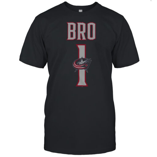 Official Columbus Blue Jackets Number 1 Bro T-Shirt