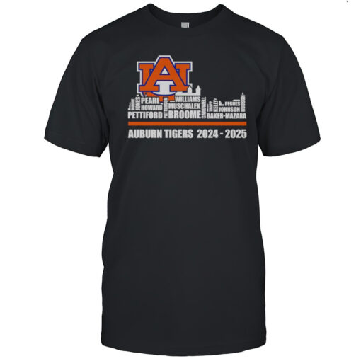 Skyline City Auburn Tigers 2024 2025 Player Names Shirt