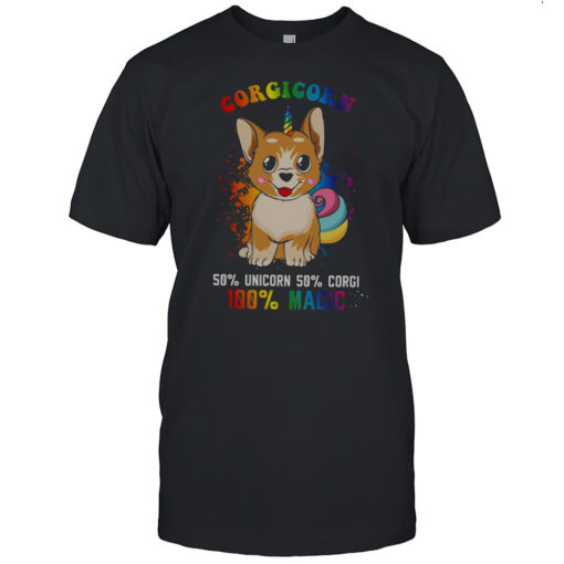 Corgicorn Magic Unicorn Corgi T-Shirt