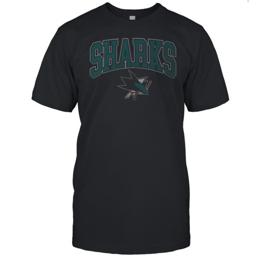 Official San Jose Sharks Classic Arched Logo T-Shirt