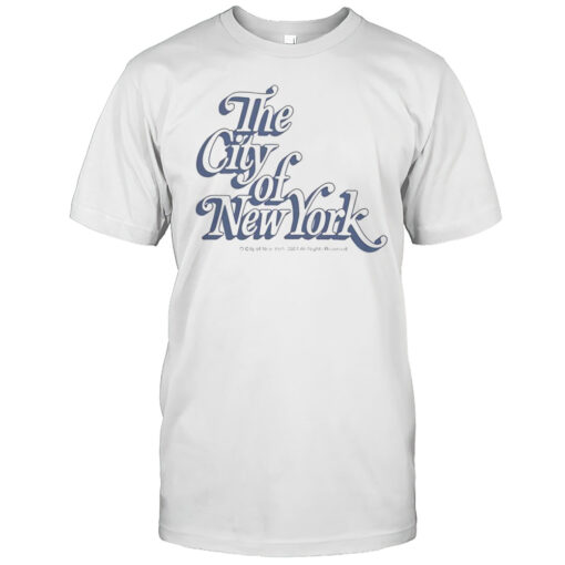 Official The City Of New York Drop Shadow T-Shirt