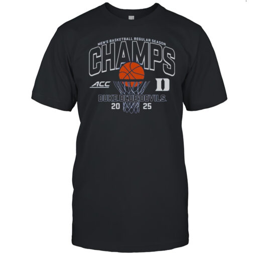Duke Blue Devils 2025 ACC Mens Basketball Regular Season Champions T-shirt