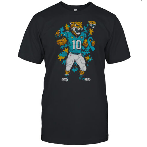 Autism Awareness Jacksonville Jaguars Mascot 2025 Shirt