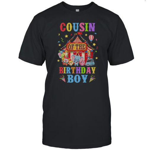 Cousin Of The Birthday For Boy Circus Carnival Theme Party Shirt