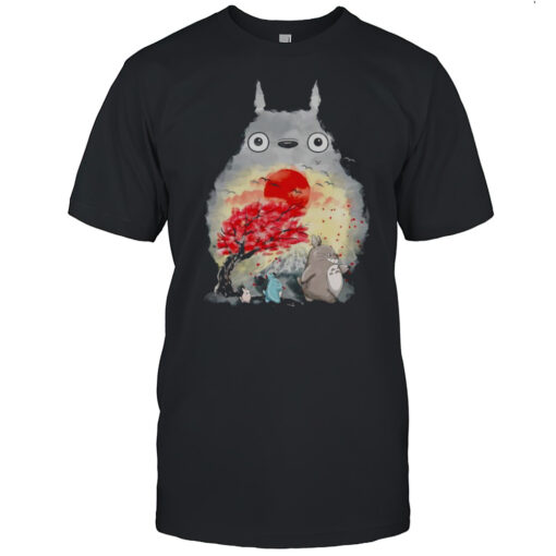 Totoro Japan Cherry Blossom Shirt