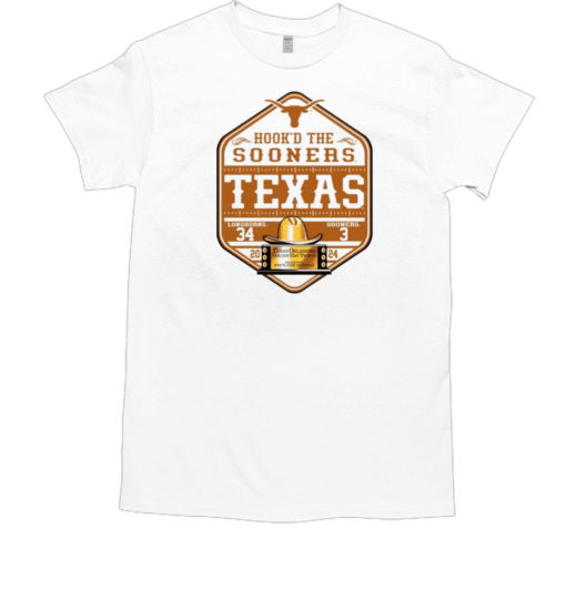 Texas Orange Texas Longhorns 2024 Red River Rivalry Score T-Shirt
