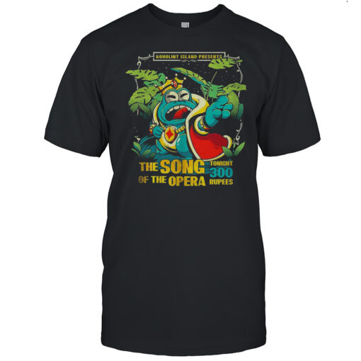 Links Awakening Koholint Island Presents The Song Of The Opera Shirt