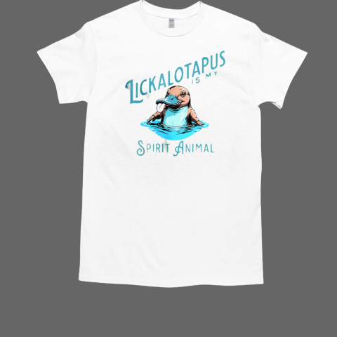 Funny Vintage Lickalottapus Is My Spirit Animal Lovers Meme T-Shirt