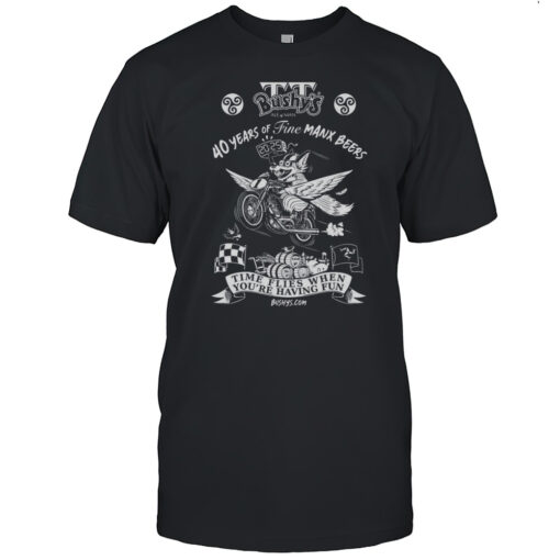 Bushys Ale Of Man 40 Years Of Fine Manx Beers 2025 Shirt