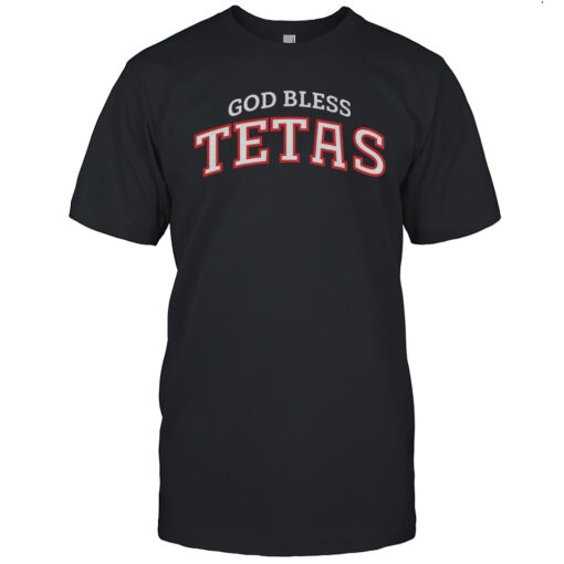 Texas Rangers God Bless Tetas Shirt
