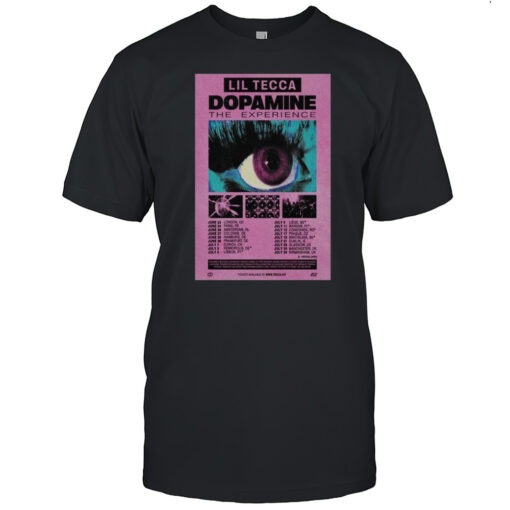 Lil Tecca Dopamine The Experience Tour June And July 2025 T-shirt