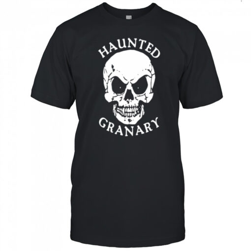 Iron fortress records haunted granary horror movie shirt