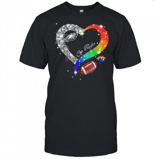 Philadelphia Eagles 2025 LGBT Pride Day Go Eagles Vintage Shirt
