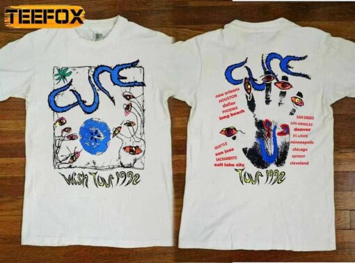 The Cure Wish Tour Vintage 1992 T-Shirt