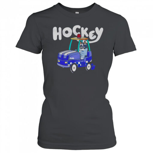 Hockey Bluey Go By Car T-Shirt