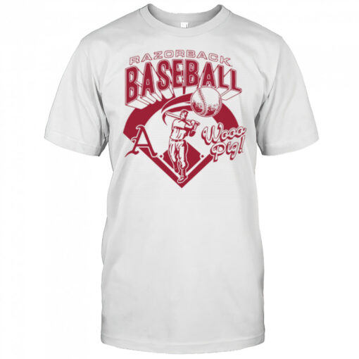 Arkansas Razorbacks Wooo Pig Baseball Vintage Sports shirt