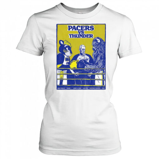 Pacers Vs Thunder Game 1 Poster NBA Finals Game shirt