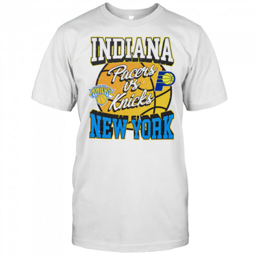 Indiana Pacers vs New York Knicks 2025 Eastern Conference Finals Match-up vintage shirt