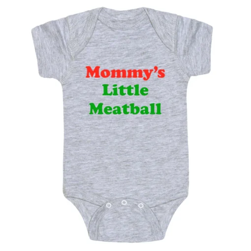 Mommys Little Meatball NYC Baby One-Piece