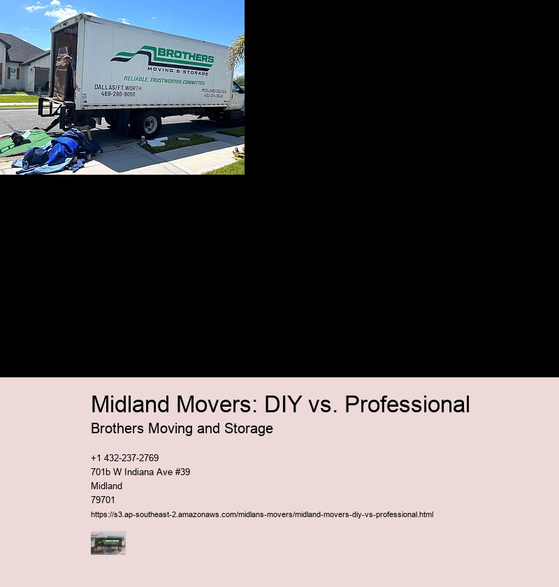 Midland Movers: DIY vs. Professional