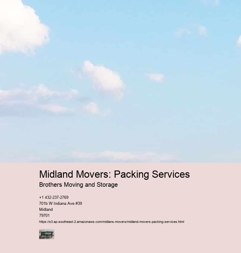 Midland Movers: Packing Services
