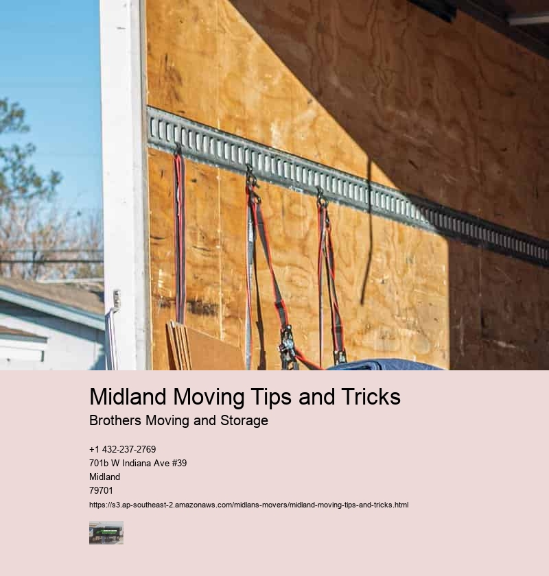 Midland Moving Tips and Tricks