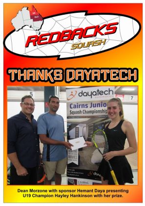Redbacks Squash Newsletter March 2018