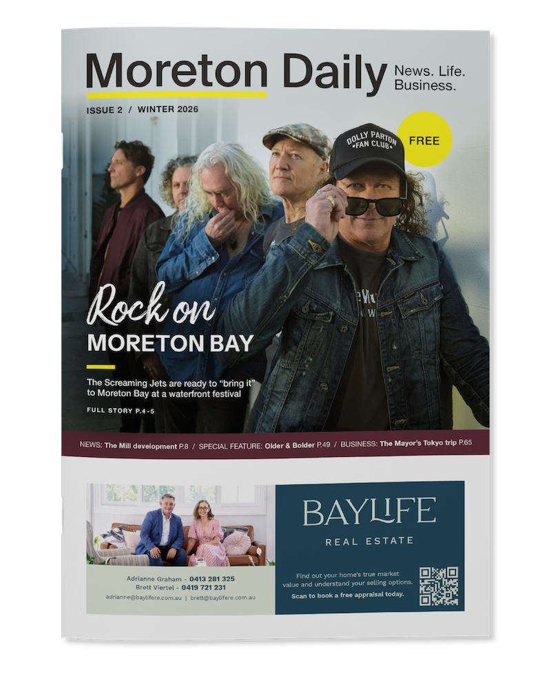 Moreton Daily Magazine latest edition mockup