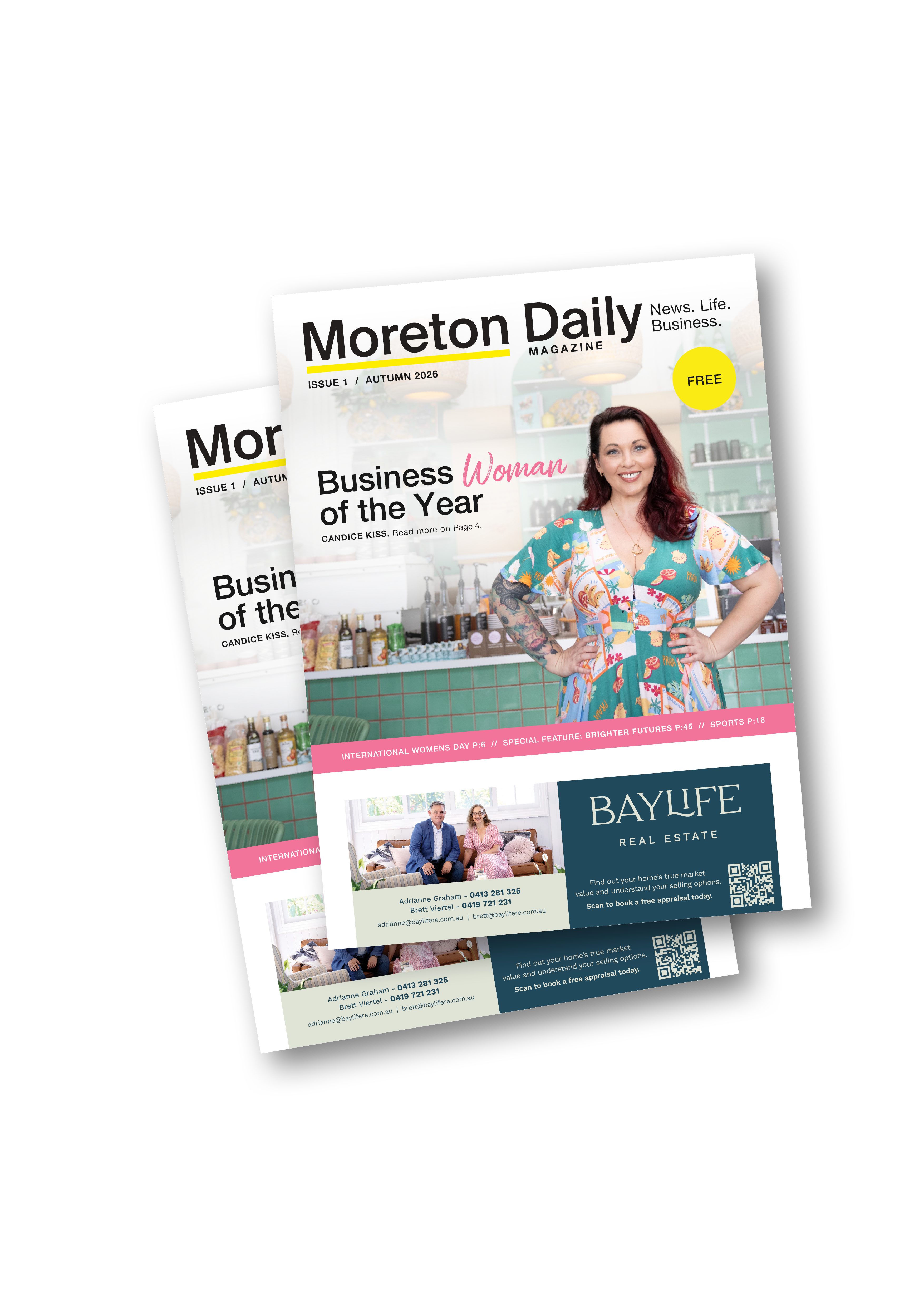 Moreton Daily Magazine mockup