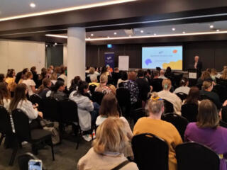 John speaking staff forum