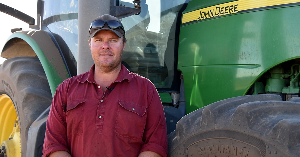 Grower Andrew Cross is keen to fine-tune nutrient application on his farm.