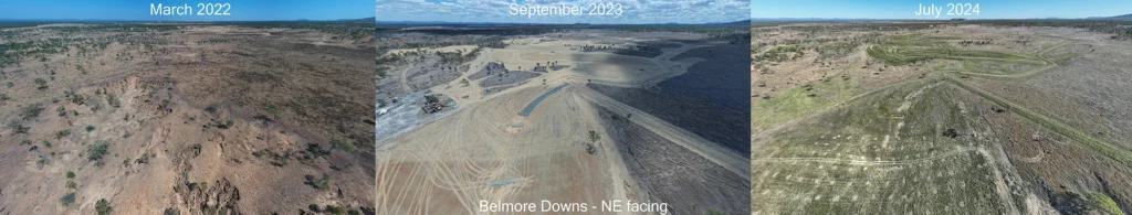 Gullies repaired and the land remediated.