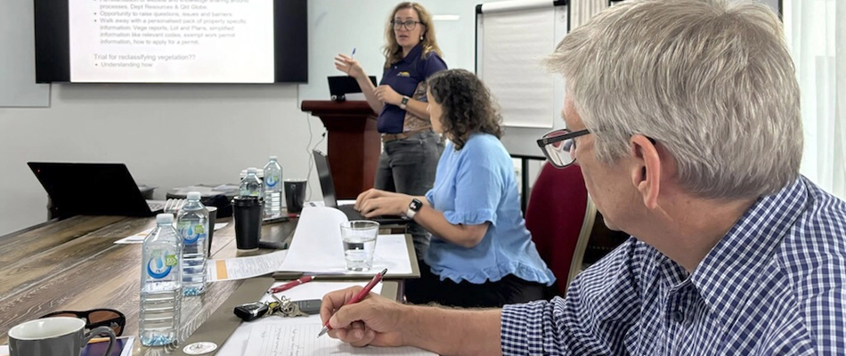 The Project Panel meeting in progress.