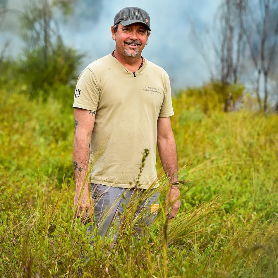 Victor Steffensen a leading proponent of cultural knowledge and cultural burning.