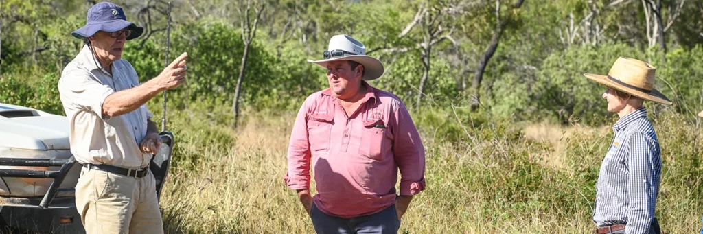Christian Roth, Warren Woodhouse and Bernie Claussen talk gullies.