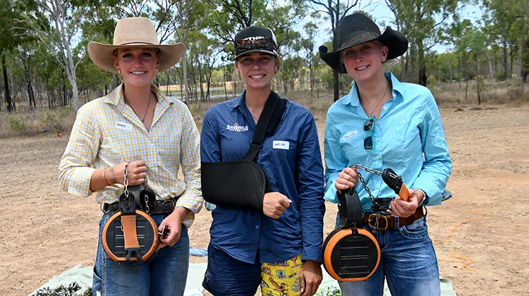 Visitors to the Virtual Fencing Field Day.