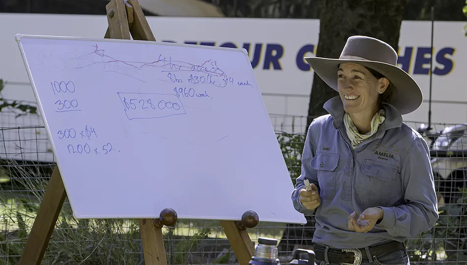Grazier Jane Moore talked about their sucesses and their challenges.