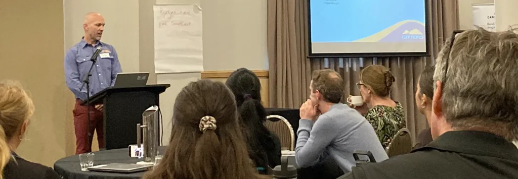 Project Manager Thijs Krugers detailing some of the early insights gleaned from the Burdekin Landscape Repair project.