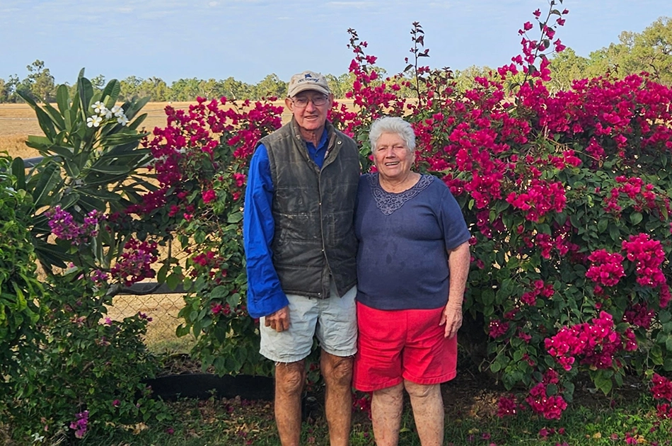 George and Marion Whalan have an eye on the future.