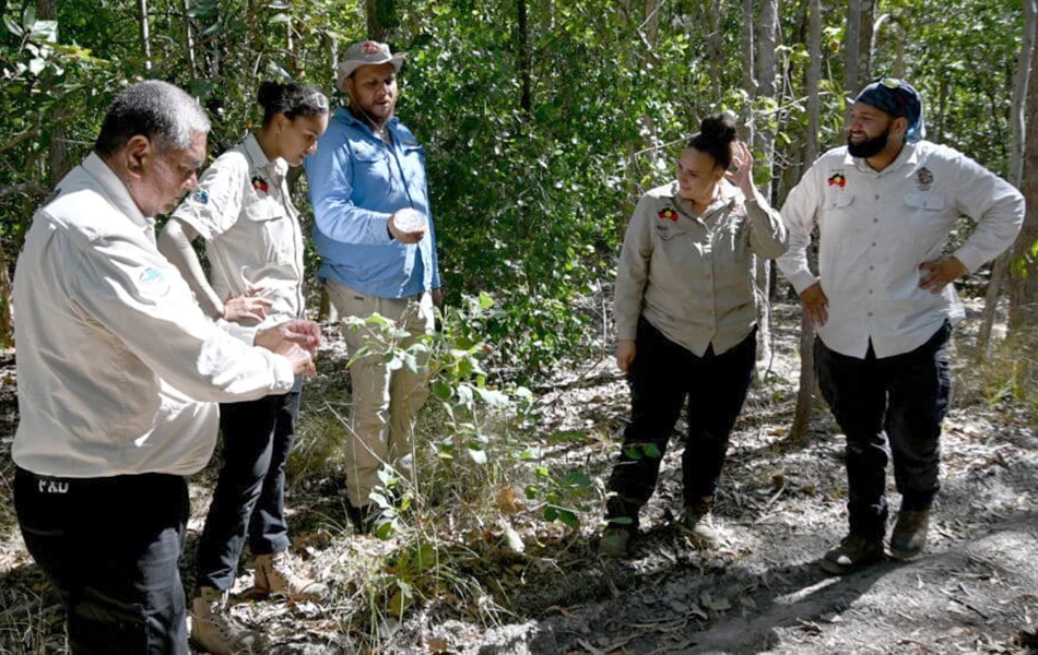 Training during the Fighting Invasive Species Together project.