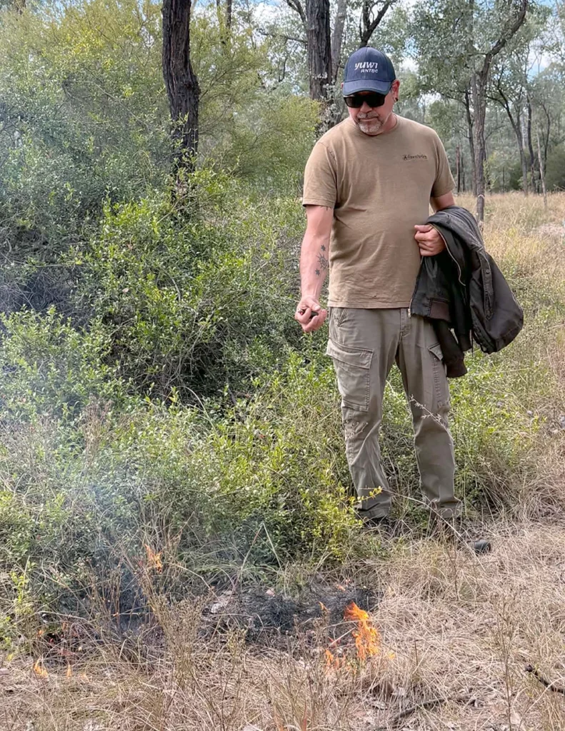 Cultural burning at Bimblebox
