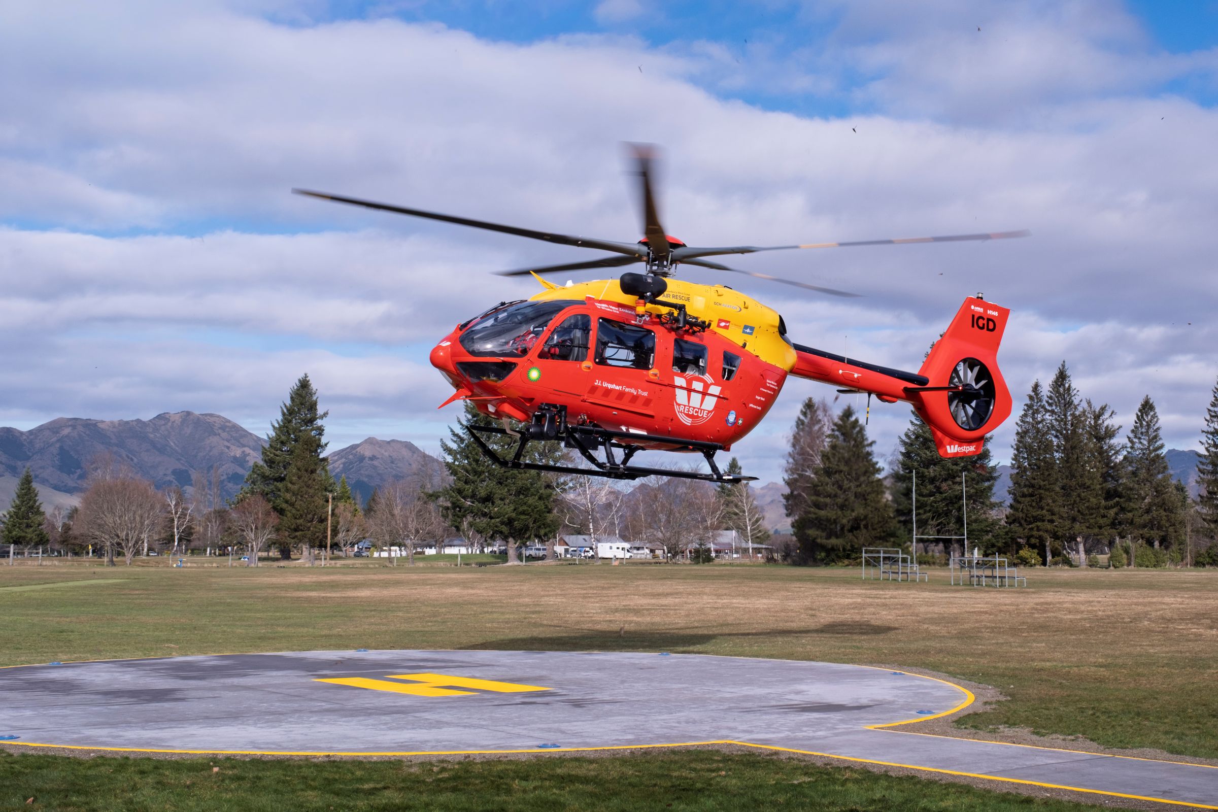 Helipad welcome addition to Hanmer Springs health services